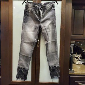Seven7 Mid Rise Skinny Jeans